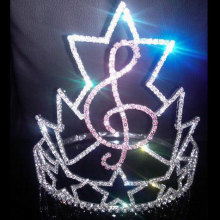 Pageant Crown Music Shape CR-12157