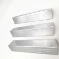 Perfil extruido de ángulos de aluminio