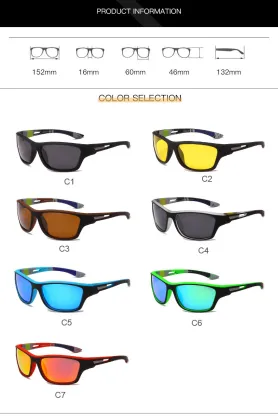 Fashion Sports Eyewear Wholesale Outdoor Polarized Sunglasses