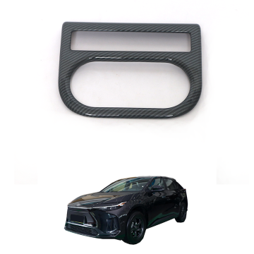 OEM Automotive ABS Interior Parts for 2022 Toyota BZ4X - Carbon Fiber Rear Drain Cup Decoration