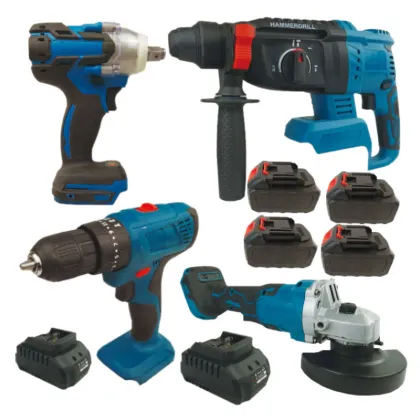 Cordless Power Tool Set: Drills, Impact Wrenches & Angle Grinders