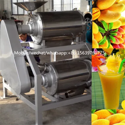 Double-Channel Mango Beat Machine / Mango Pulping Machine / Fruit Pulp Machine