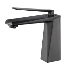 Brushed Black Single Handle Basin Faucet