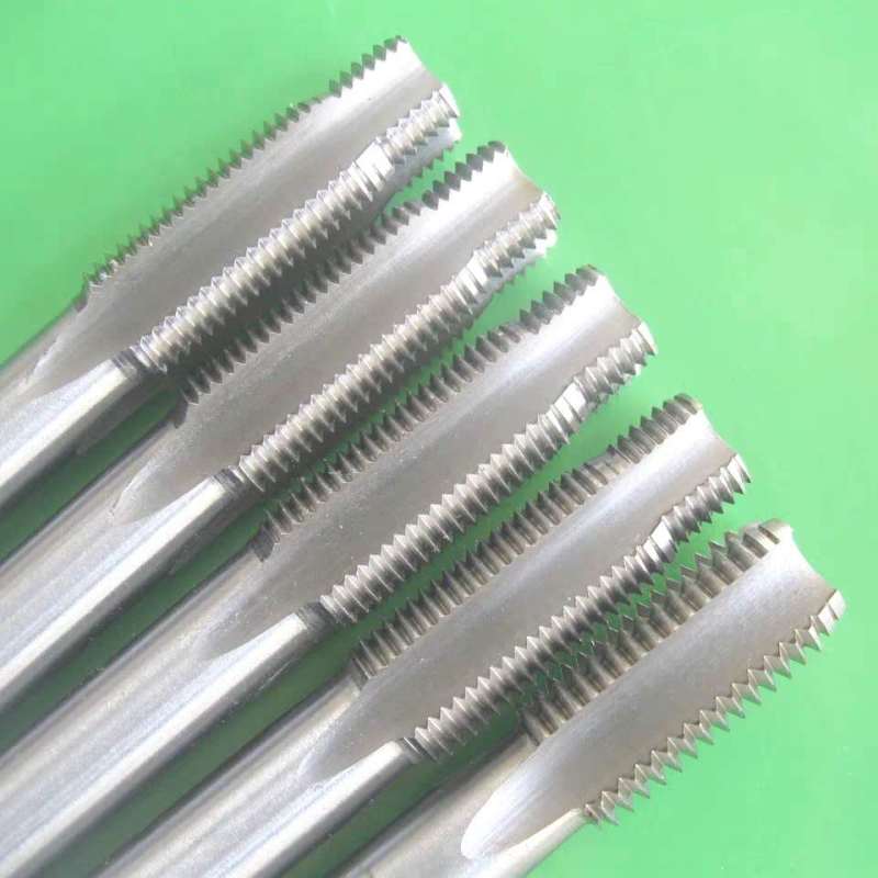 HSS Two-in-One Bottom Tap High-Speed Carbon Steel Die for Thread Tapping Metric Standard Straight Flute Hand Tap