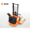 1.5 طن الكهربائية ستراديل stacker 4500mm رفع رفع