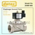 1 1/2'' 2S400-40S 2/2 NC Waterproof Diaphragm Stainless Steel Solenoid Valve 110VAC