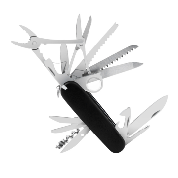 Stainless Steel 17-in-1 Multi-Function Folding Knife with Bottle Opener and Pliers