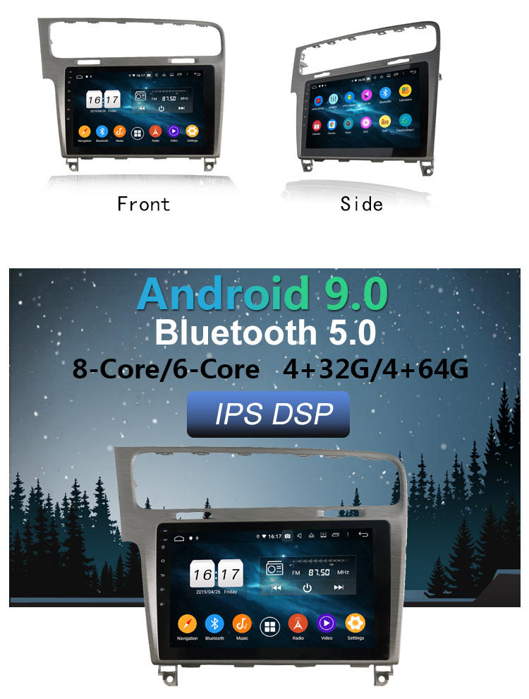 ANDROID CAR STEREO for VW Golf 7 2013