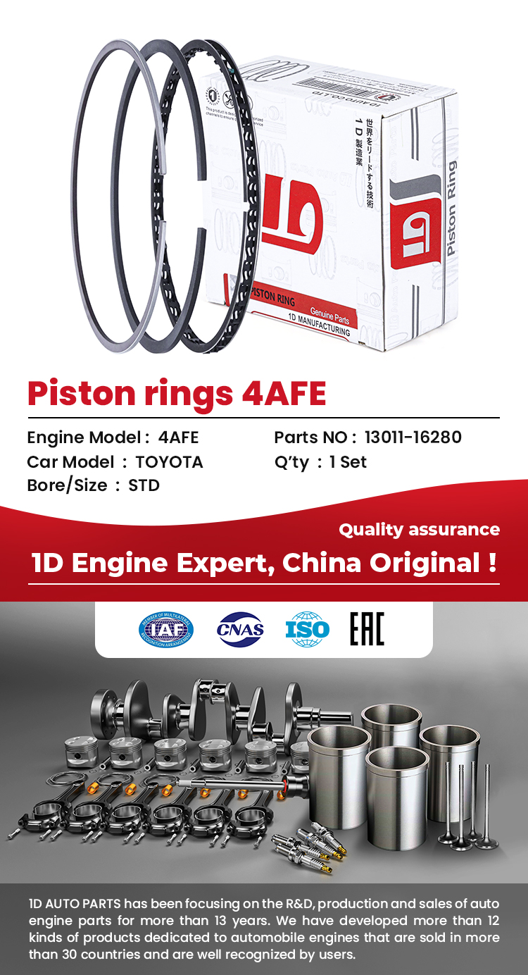 TOYOTA Piston Ring 4A-FE