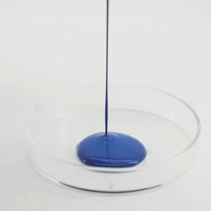 Blue epoxy floor paint