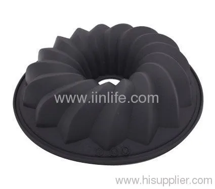 Lekue Silicone Bundt Savarin Cake Pan Baking Mold Dessert Cooking Chef Grey 