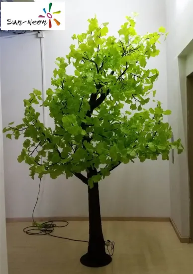 Commercial halloween decorations iron christmas yard ginkgoes tree