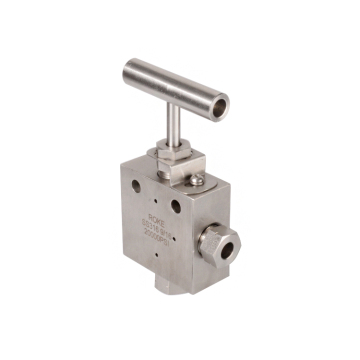 SS316 Stainless Steel Ultra Tekanan Tinggi Katup Jarum Sudut 20000psi