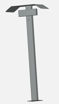 EV Charging Station Column & Equipment Cabinet