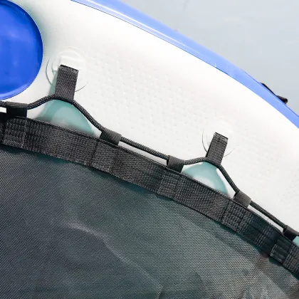 Circular hammock on the water