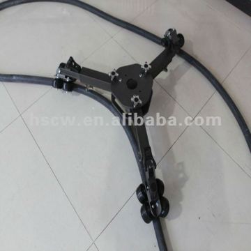 cinematographic flexible track dolly
