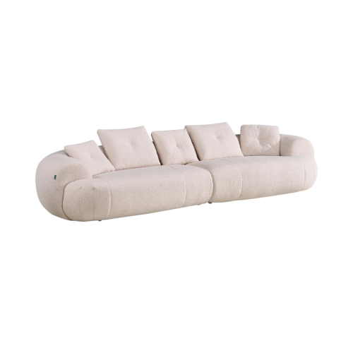 SereneHaven LS-008 Divano tradizionale curvo a nuvola