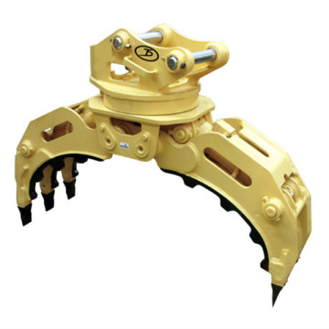 Custom Wholesale Rotary Gripper Excavator Timber Wood Grab Bucket Attachments