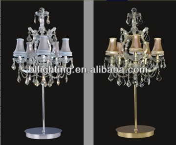 Candle table lights luxury crystal table lamp