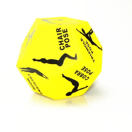 Custom PU Foam 12-Sided Exercise Ball for Home Fitness and Stress Relief