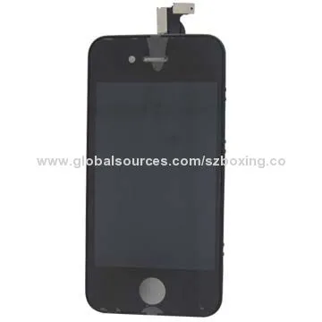 LCD Touch Digitizer Assembly for iPhone 4S, Available in Black and White Colors
