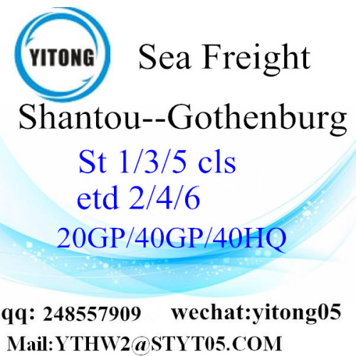 Shantou Shipping to Gothenburg