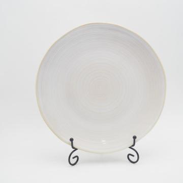 Handgeschilderde witte stijl porselein servies set