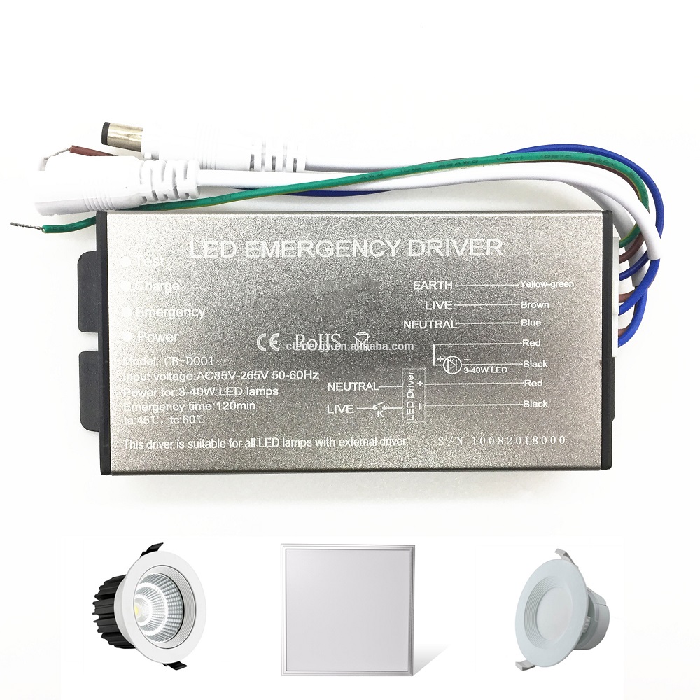 Kit de Emergencia LED 3-40W 120 Min