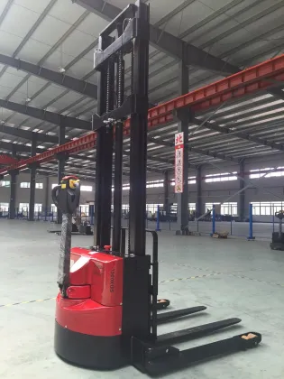 Brand new straddle electric stacker price