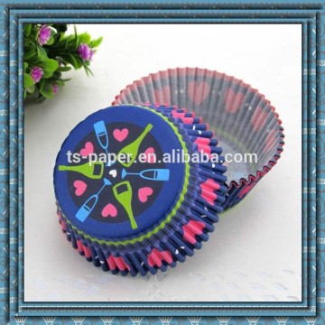 40 gsm standard greaseproof food grade beautiful paper cupcake cups for party,holiday and family