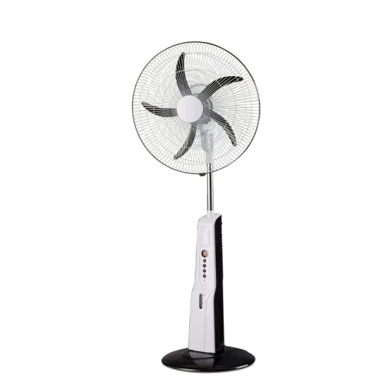 16-inch Rechargeable Pedestal Fan with Remote Control for Office and Home