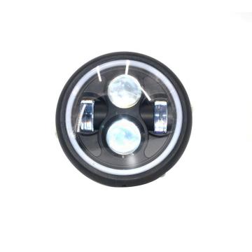 Lampe frontale de base noire de haute qualité pour GN125 Wipding Motorcycle LED