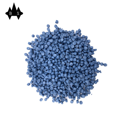 Темно-синие пластиковые гранулы из ПВХ для оболочки кабеля