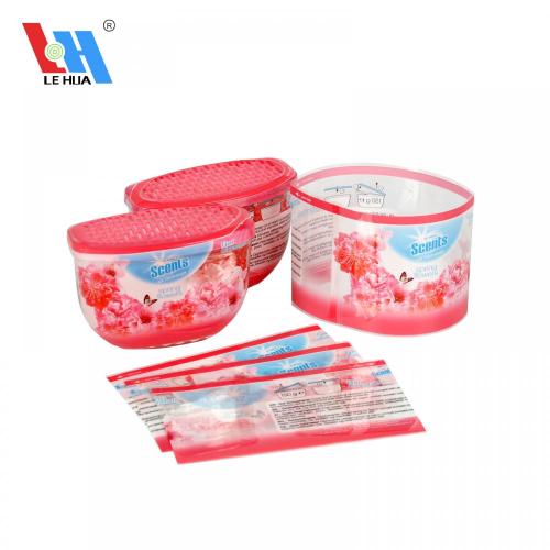 Packaging Heat Shrink Wrap Plastic Shrink Label For Aroma Gel Bottle Packaging Factory