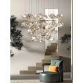 Custom Glazed Decorative Color Glass Modern Chandelier