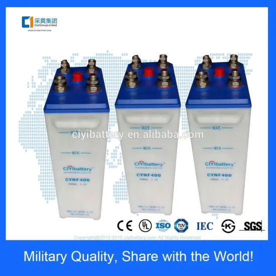 Super Performance Solar Battery 1.2V NiFe Battery 400AH Nickel Iron Battery