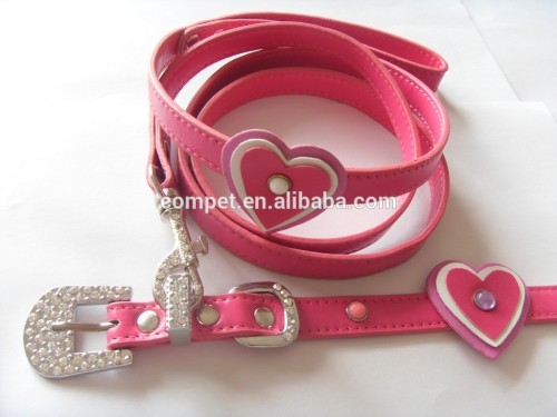 DIY rivet leashes .The heart can change other shape .