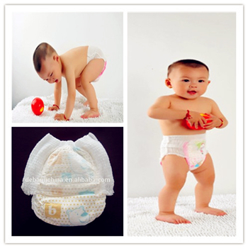 Colorful Cute Super Breathable Pull-UPS Disposable Diapers