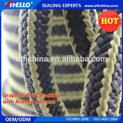 Aramid Graphite PTFE Packing for Steam Valve Pump from Hebei OTHELLO