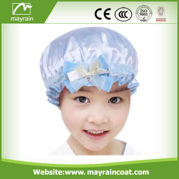 Cute PEVA Shower Cap for Kids