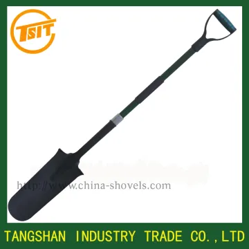 fiberglass handle plastic grip garden spade shovel