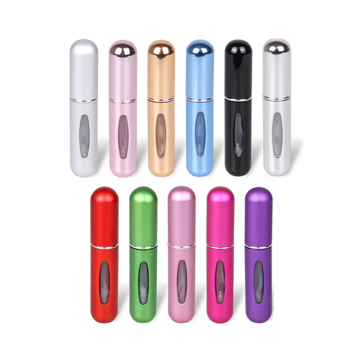 Portable Refillable Spray Bottle: 5ml Aluminum Mini Travel Atomizer