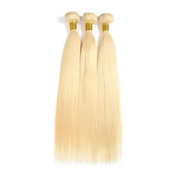 613 Cuticle Aligned Blonde Virgin Human Hair Bundles