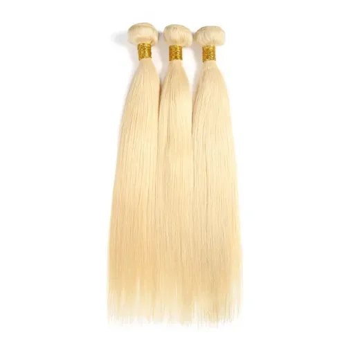 613 Cuticle Aligned Blonde Virgin Human Hair Bundles