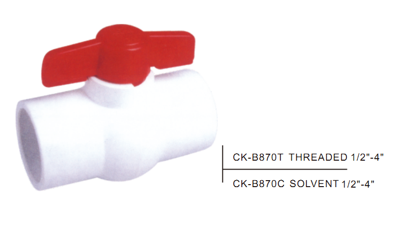 PVC ball valve CK-B870T