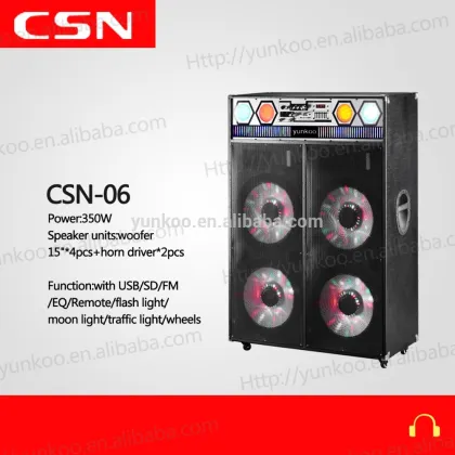 supply all kinds of Yunkoo new design bluetooth speaker,party speaker, hifi speaker,