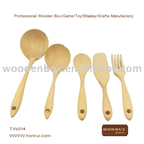 wooden tableware