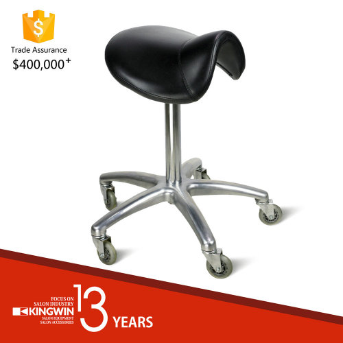 Salon Saddle Rolling Stool