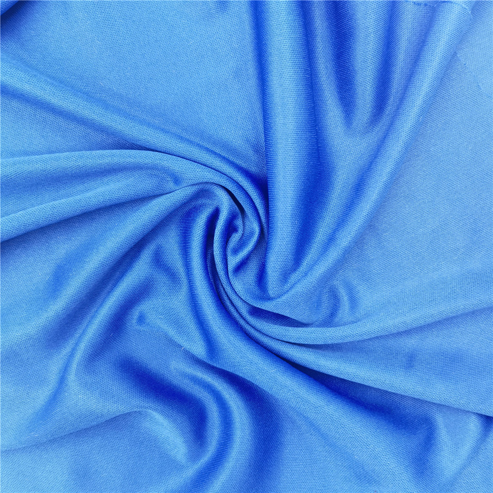 Dyed Plain Double Sided Knitting Polyester Cotton Fabrics