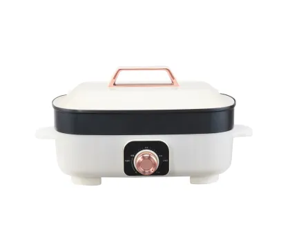 Multifunctional Electric Hot Pot Cooker: Frying, Steaming, and Cooking